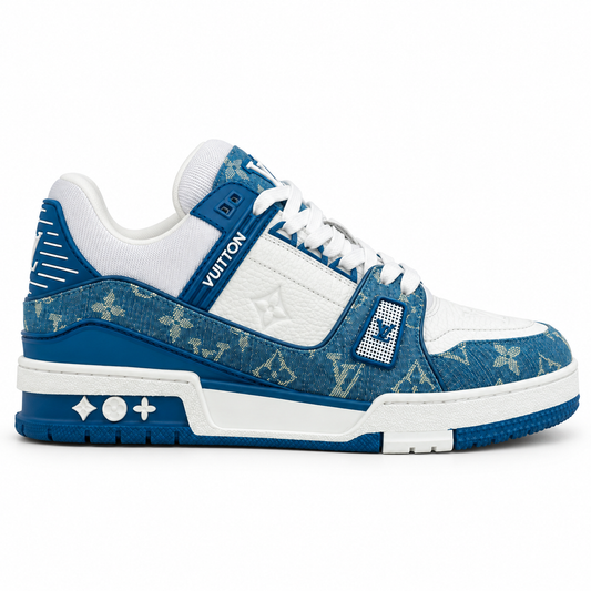 LOUIS VUITTON TRAINER BEIGE MONOGRAM FLOWER