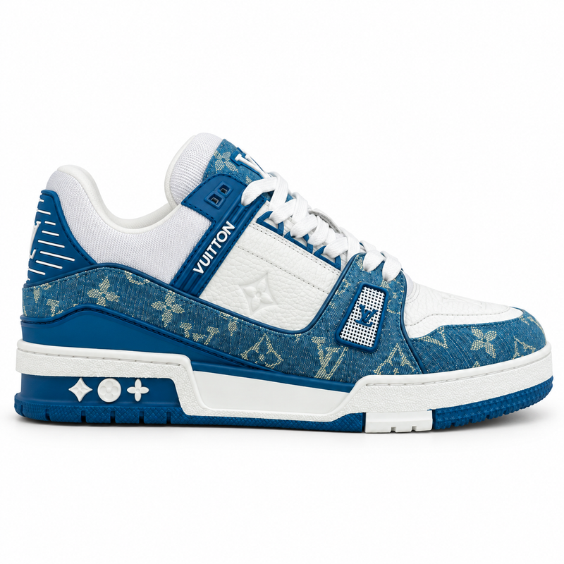 LOUIS VUITTON TRAINER BEIGE MONOGRAM FLOWER