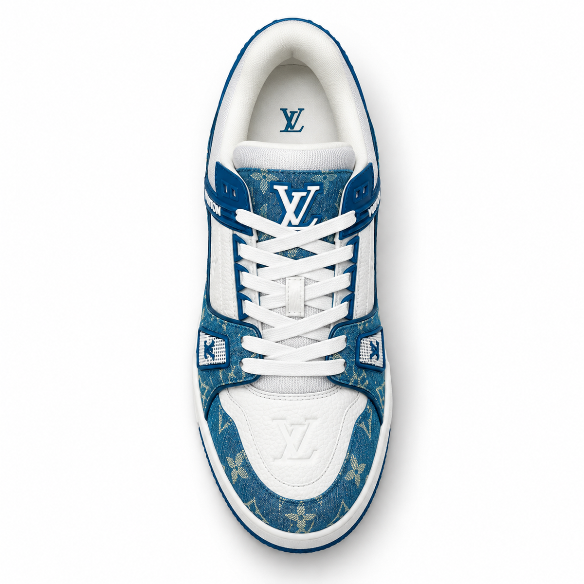 LOUIS VUITTON TRAINER BEIGE MONOGRAM FLOWER