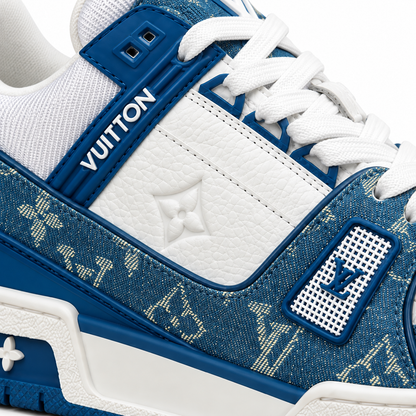 LOUIS VUITTON TRAINER BEIGE MONOGRAM FLOWER